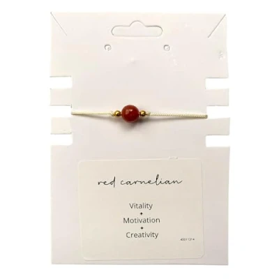 Image of VIE Single Bead Wristlet (Red Carnelian)