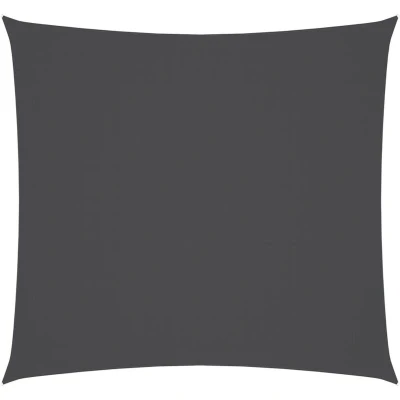 Image of vidaXL Sunshade Sail Oxford Fabric Square 7x7 m Anthracite