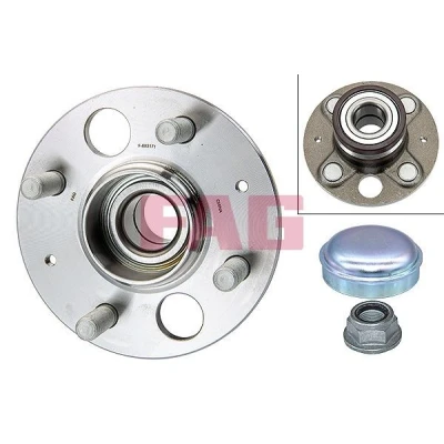 Image of 42200SAAG51, 42200SAHG51 Wheel bearing kit FAG 713 6270 90 Photo corresponds to scope of supply 135,9mm HONDA: Jazz 2