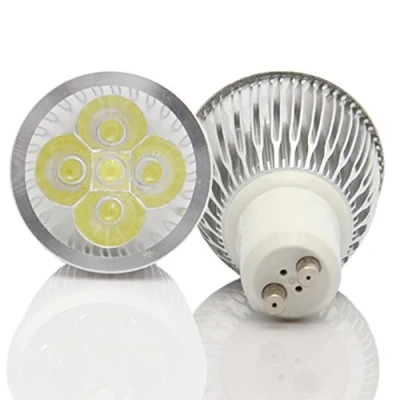 Image of 6 Pack,AJH GU10 6W LED Light Bulbs Cool White 6000K Dimmable Long Neck Barrel,LED Spot Bulb Spotlight,560lm,50W Halogen Equivalent