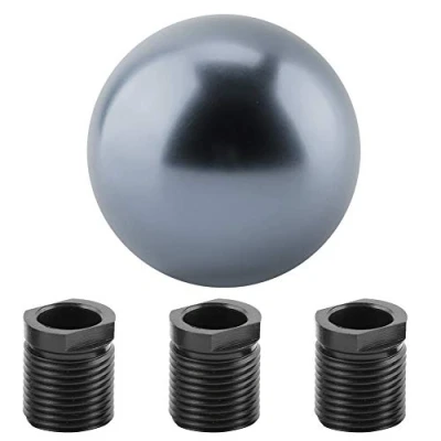 Image of Qiilu Gear Shift Knob,Car Universal Manual Knob Head Round Ball Shape (Titanium)