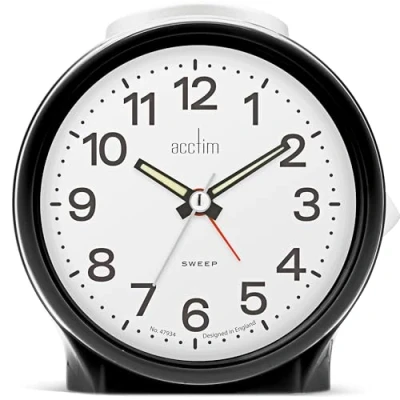Image of Acctim Elsie Alarm Clock Black