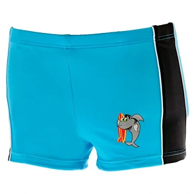 Image of Boys Shark Swimming Trunks Size 7 8 years