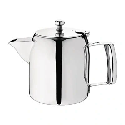 Image of Olympia Cosmos Tea Pot Stainless Steel 20Oz Infuser Innovative New Features
