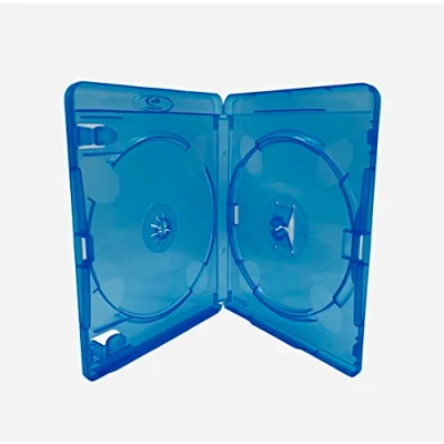 Image of Amaray Blu Ray Double Case Pack 5 Face on Storage Cd or dvd Cases GENUINE