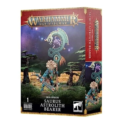 Image of Games Workshop Warhammer AoS Astrolith Carrier Seraphon Saurus, Black