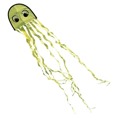 Image of CIM Octopus kite Draki ADVANCE PACIFIK Single line for children from 3 years old measurements: 25x160cm incl. … (YELLOW)