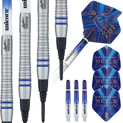 Image of Unicorn Unisex World Champion Natural Darts, Blue, 18 G EU