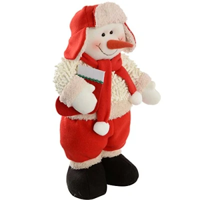 Image of WeRChristmas Standing Snowman Christmas Decoration 43 cm, Multi Colour