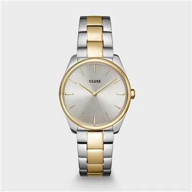 Image of Cluse FÉROCE Petite Watch, Women&#039;s, Size: One Size, Bicolour