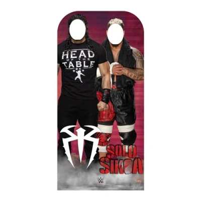 Image of Star Cutouts SC4365 Reigns and Sikoa WWE Stand In Cardboard Cut Out Height 193cm