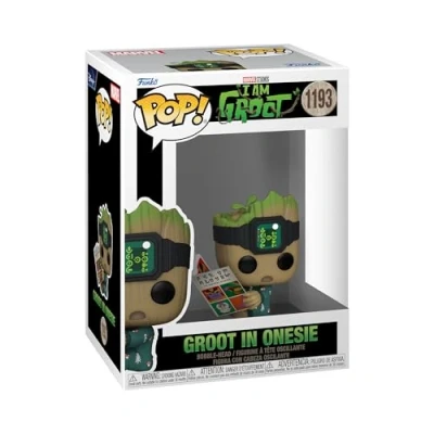 Image of Funko POP! Marvel: Guardians Of the Galaxy Groot PJs With Book Shorts Collectable Vinyl Figure Gift Idea Official Merchandise Toys for Kids &amp; Adults TV Fans