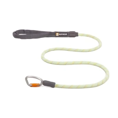 Image of RUFFWEAR Knot a Leash Reflective Dog lead, Large No Pull 1.5m with Padded Handle, Lightweight &amp; Heavy Duty Anti Tangle Secure Locking Carabiner, S, Moss Green