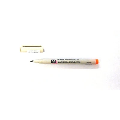 Image of Pilot OHP (Projector) Water Soluble Marker Pen Medium Tip, Orange Ink (Each)
