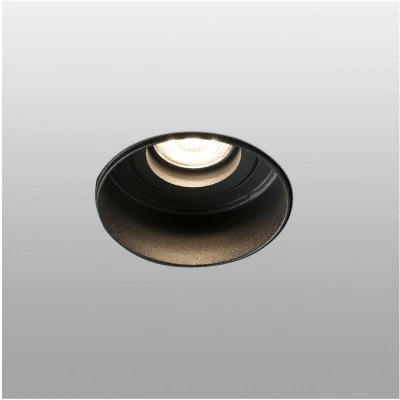 Image of FARO BARCELONA Hyde downlight 1 bulb round pivotable black