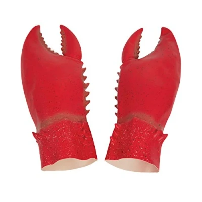 Image of Bristol Novelty MD248 Lobster or Crab Claws, Unisex, Red