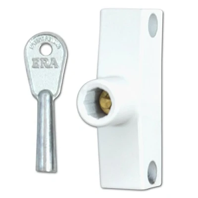 Image of ERA 801 Automatic Window Snap Lock White Standard Key 1 +