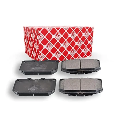 Image of 26296AE120, 26296FA100, 26296FA101, 26296FA102, 26296FA140 Brake pad set FEBI BILSTEIN 170874 Front Axle with acoustic wear warning