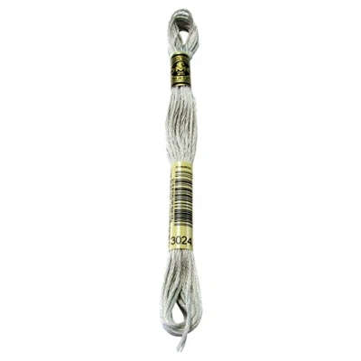 Image of DMC Thread/Skein Mouline Stranded Cotton Cross Stitch 8 Metres Number 3024
