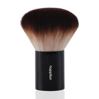 Image of Kabuki Face Brush Foundation for Powder Mineral Blending Blush Buffing Makeup (Aluminum Handle)