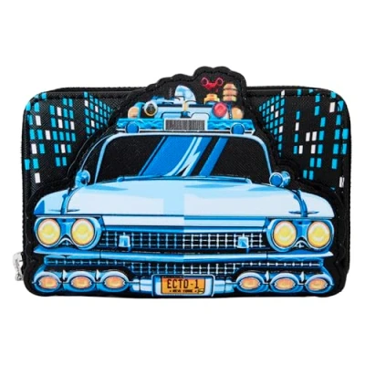 Image of Loungefly Ghostbusters Ecto One Zip Around Wallet, Multicolor, Wallet