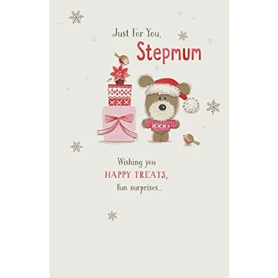 Image of Stepmum Lots of Woof Christmas Card