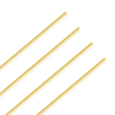 Image of LAVMHAB Round Brass Rod 2.5mm x 250mm, Solid Shaft Rods Bars for DIY Craft (4 Pcs)