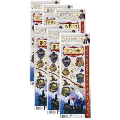 Image of Paper House Productions Harry Potter Cardstock Sticker, Colorful 6 Pack