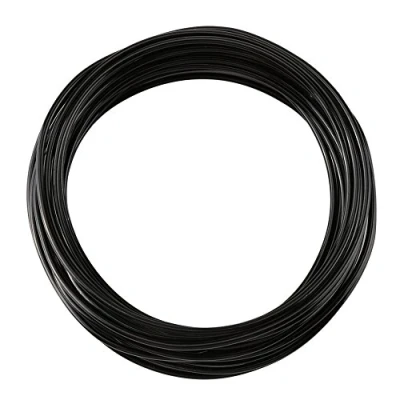 Image of 5m Aluminium Wire Rolls, 2mm Round Bendy Craft for Jewelry Making DIY Sculpture Modelling and Crafts(Black)