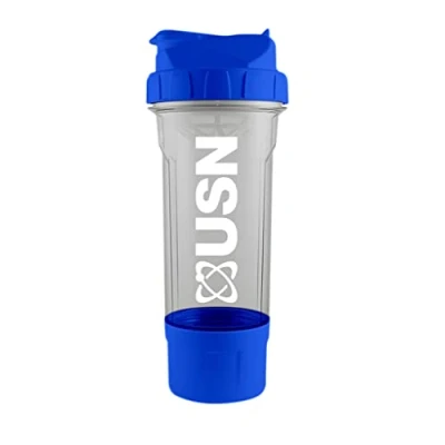 Image of USN Tornado Protein Shaker, 750ML Shaker Bottle With Storage Compartment Easy to Clean a Leak Free Design, Rubber