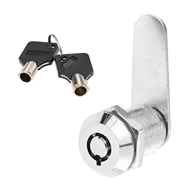 Image of Drawer Tubular Cam Lock 25mm Zinc Alloy Security Cylinder with 2 Keys for Door Mailbox Cabinet Cupboard Letterbox