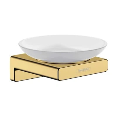 Image of hansgrohe AddStoris Soap dish, polished gold optic, 41746990
