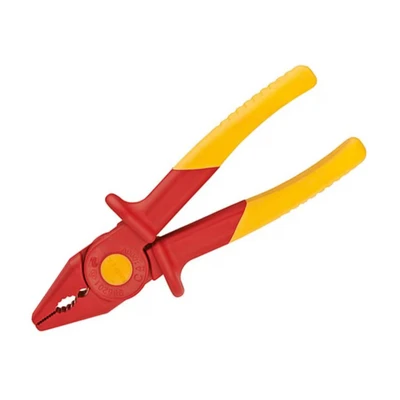 Image of Knipex plastic Flat Nose Pliers insulating plastic, with soft zone for better grip 180 mm 98 62 01