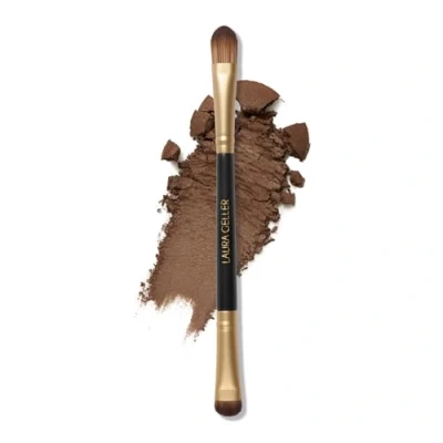 Image of LAURA GELLER NEW YORK Dual Ended Eyeshadow Brush Domed Shader &amp; Blending for Baked and Pressed Application All Over Eye Makeup