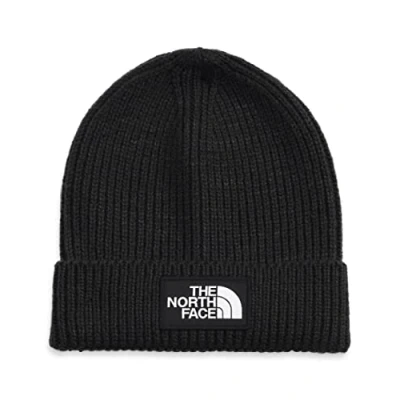 Image of The North Face KIDS BOX Cuffed Beanie Unisex for kids, Size: One Size, Black