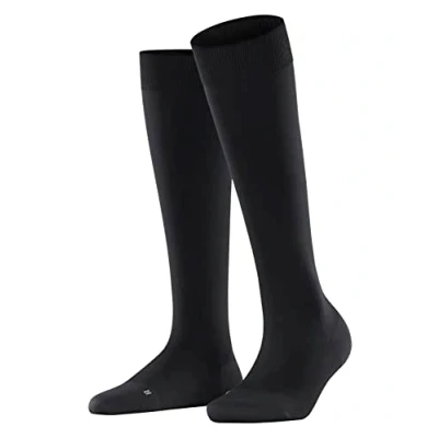 Image of 1 Pair Black Strong Leg Energizer Compression Socks Ladies 4 5 (Calf Width 35 40cm) Falke