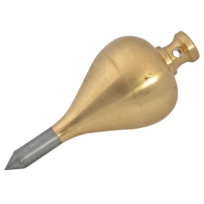 Image of Monument 254t Brass Plumb Bob 16oz Size 7
