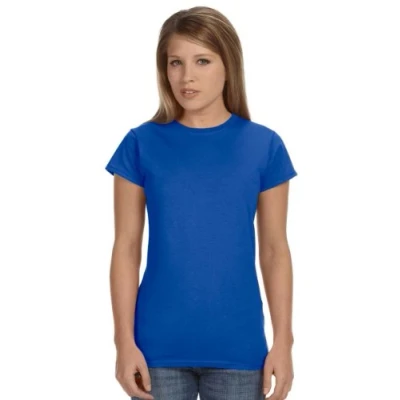 Image of Gildan Ladies Soft Style Short Sleeve T Shirt (M) (Royal)
