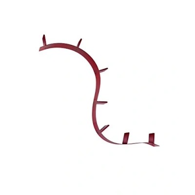 Image of Kartell Book Worm MT.3.2, Red, 320 x 20 19 cm
