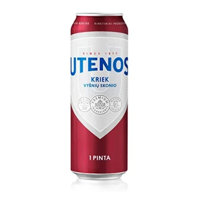 Image of Utenos Kriek 4.6% Cherry Beer 24 x 568ml cans