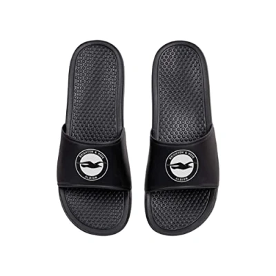 Image of FOCO Premier League Football Brighton &amp; Hove Albion Fan Summer Shower Pool Sliders Mens Size 6/7