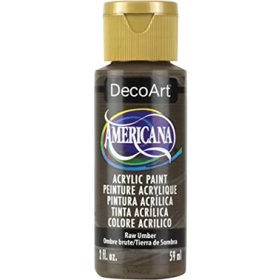 Image of DecoArt Americana Acrylic Multi Purpose Paint, Raw Umber