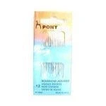 Image of Pony Gold Eye Sewing Needles: Household Assorted, Multi Colour