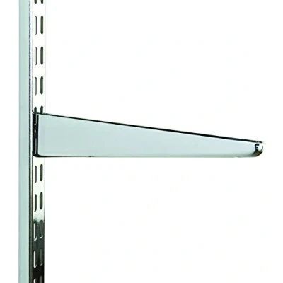 Image of 370mm Polished Chrome Watson Twin Slot Shelving Bracket
