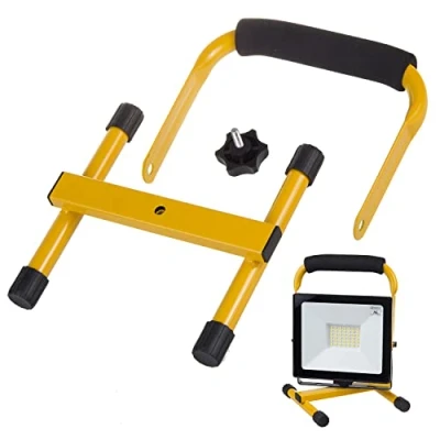 Image of Maclean MCE652 Floor Stand for LED Spotlight Worklight Tripod Floodlight Construction Rotatable Steel (for MCE550 / MCE650)