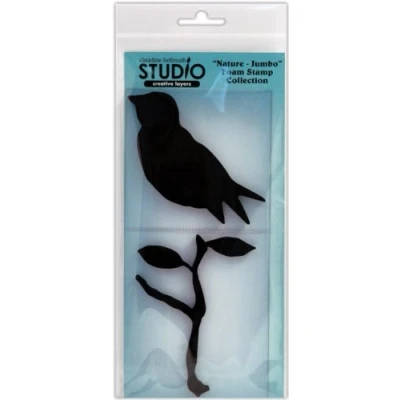 Image of Claudine Hellmuth Stencils CLR Foam Jumbo Nature Stamps