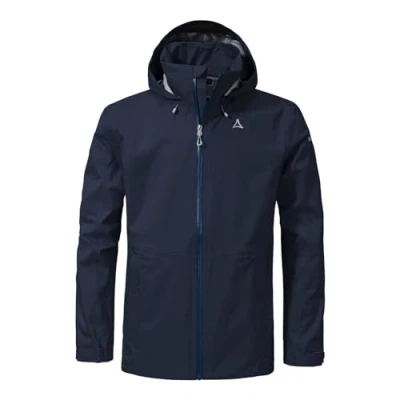 Image of Schöffel Men&#039;s Aiplspitz 2.5 L Jacket M Rain, Directoire Blue, 48 (EU)