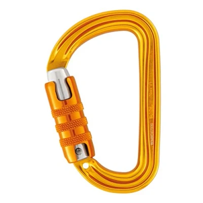 Image of Petzl M39A TL NEW Sm&#039;D Ultra Light Asymmetrical Carabiner, Triact Lock, Yellow