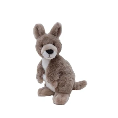 Image of Wild Republic Ecokins Mini Kangaroo, Stuffed Animal, 8 inches, Gift for Kids, Plush Toy, Made from Spun Recycled Water Bottles, Eco Friendly, Child’s Room Decor