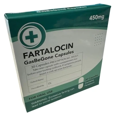 Image of Diabolical DP1382 Fartalocin Joke Gifts for Men, Anti Fart Pills, 80th Birthday Sweets Gift Box Present, Christmas Boyfriend (Mints Included)